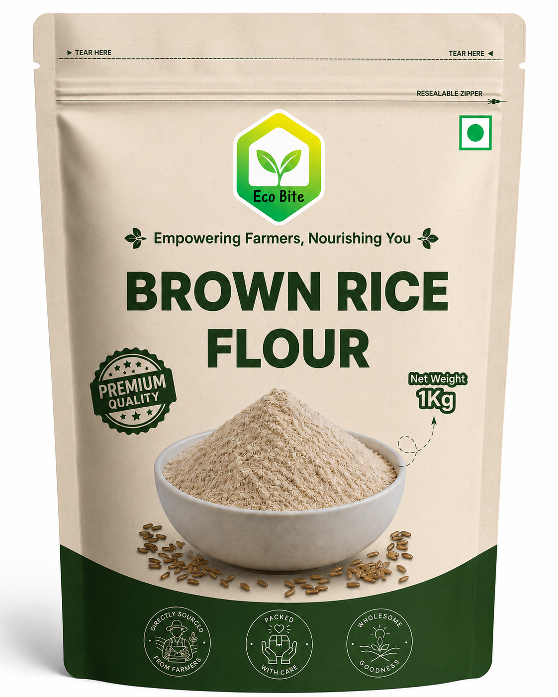 Brown Rice Flour (బ్రౌన్ రైస్ పిండి)